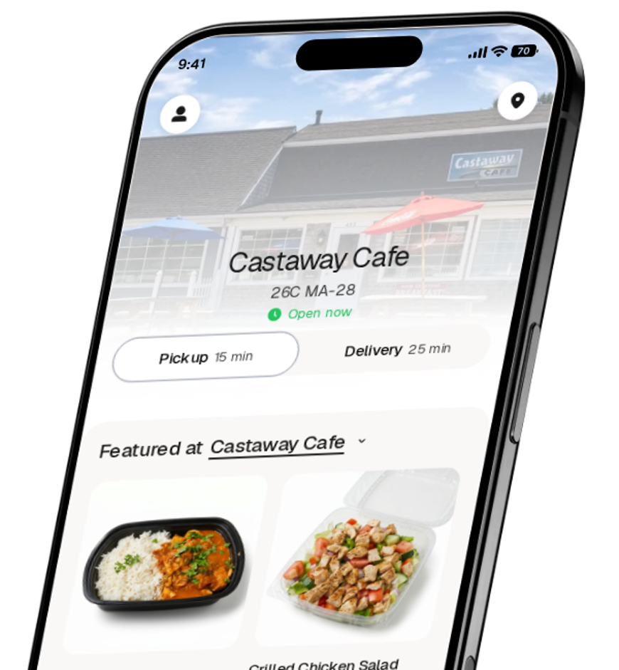 Castaway Cafe app preview
