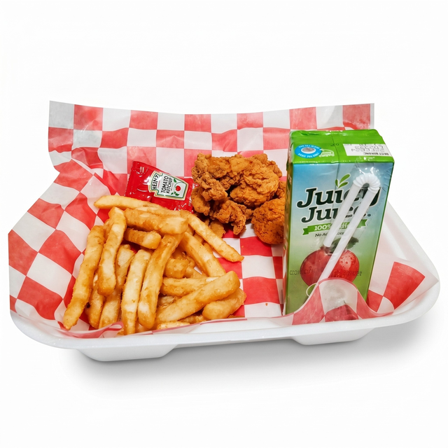 Kids' Nuggets, Fries and Juice.